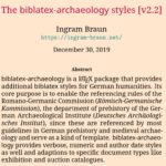 biblatex-archaeology v2.2 released 7