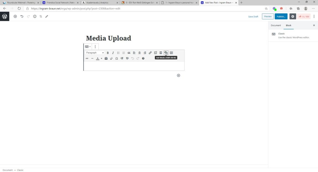 How to date back media uploads in WordPress? 3