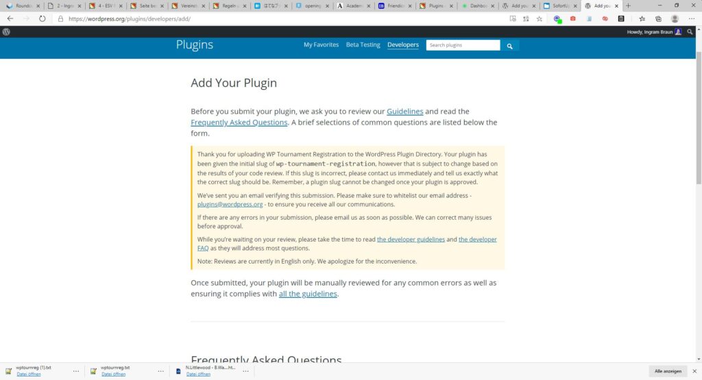 WordPress.Org screenshot