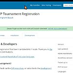 Screenshot WP-Tournament-Registration 1.3.0 plugin site on wordpress.com on 9th of April, 2024