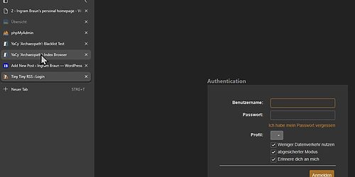 Updating a Tiny Tiny RSS install behind a reverse proxy 7