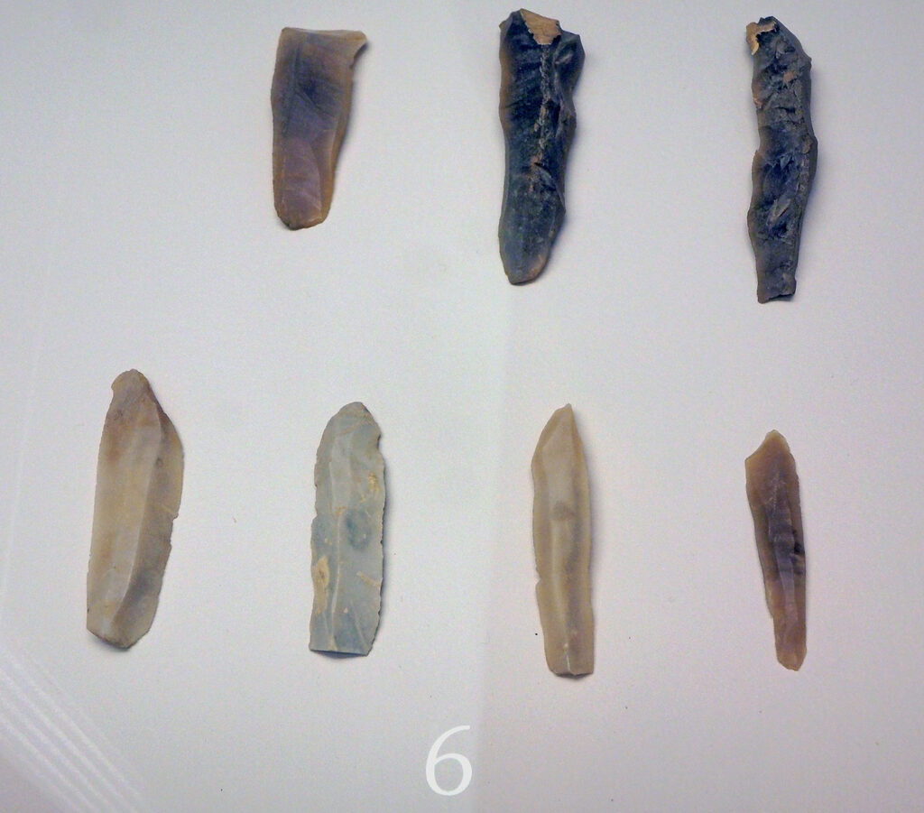 Flintklingen Fundort Deimern Landkreis Heidekreis